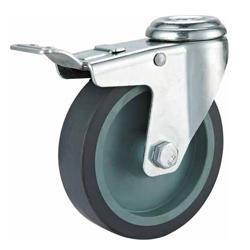 Wholesale 04-Medium duty caster Bolt hole TPR caster with brake from china suppliers