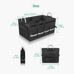 Collapsible Car Trunk Organizer , Abrasion Proof Car Boot Storage Box