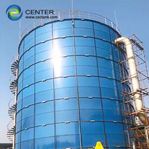 China Glass Fused To Steel Fire Water Storage Tanks With Acid And Alkalinity Proof on sale