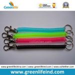 Plastic Trigger Snap Coil Key Chain Popular Retainer Spring Clips