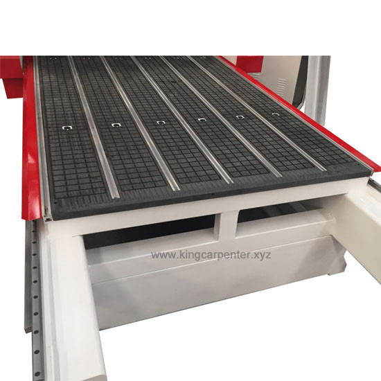 Qingdao King Wing cnc wood router machine 4 spindles cabinet making machine