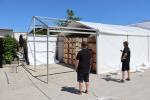 Reliable Industrial Storage Tent With UV Resistant Covers And Easy Assembly