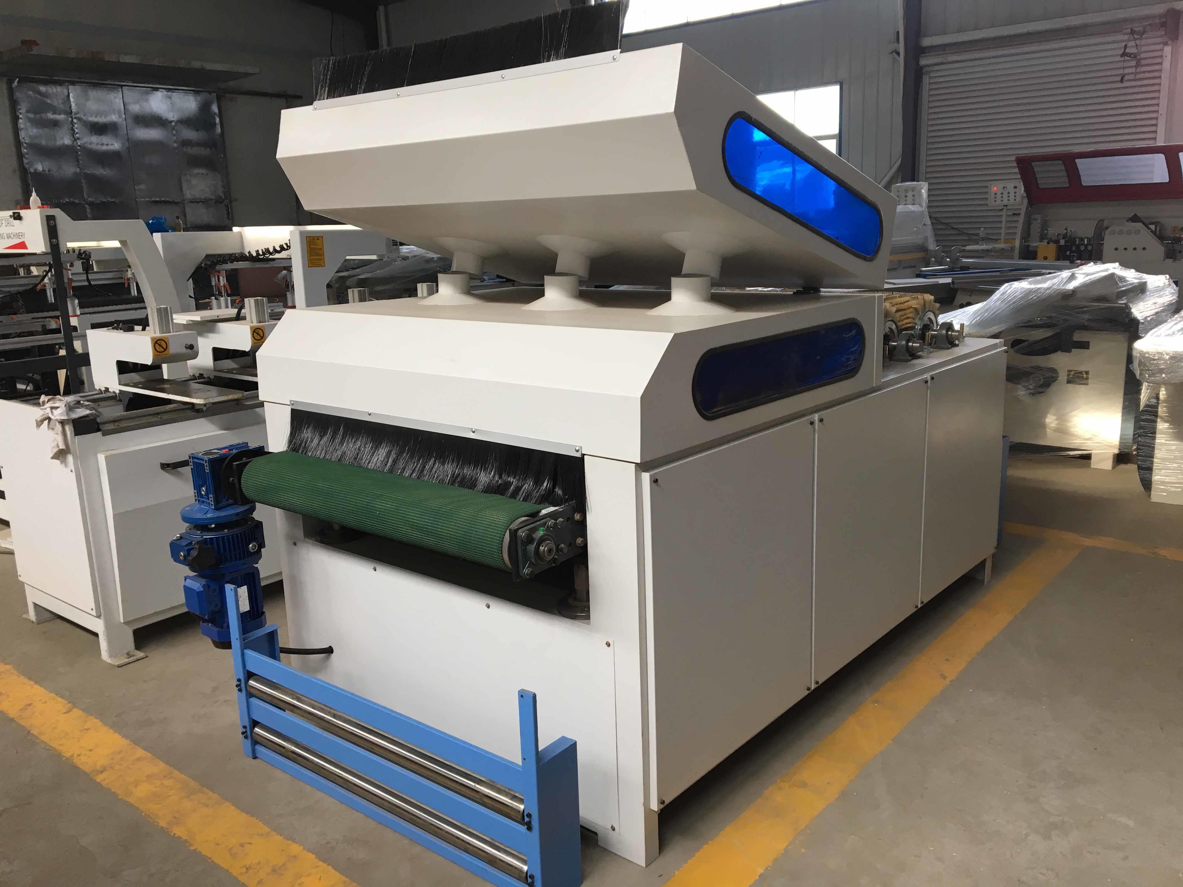 KC1000YP-4R wood sanding machine before or after paint kitchen cabinet MDF board sanding machine