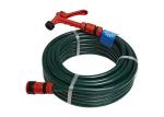 1 Inch PVC Garden Hose Flexible Plastic Green Braided Vinyl Tubing Garden Hose