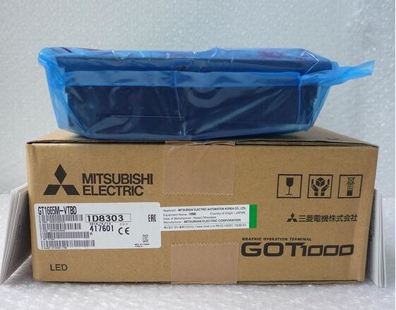 GT1665M-VTBD Mitsubishi GOT 1000 Touch Screen HMI main units 8.4" Height (mm): 190 Width (mm): 241 Depth (mm): 52