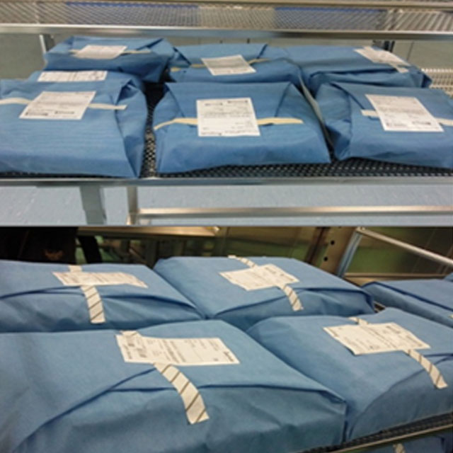 PP spunbond meltblown laminated 50GSM SMS fabric roll sterilization crepe wrap