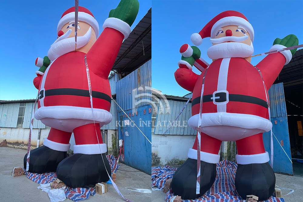 Giant Inflatable Santa Claus Suitable Christmas Inflatable Cartoon Decorations