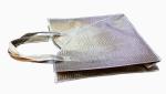 Promotional recycle Shining Non-woven handy bag with croco veins for packaging