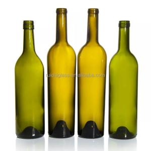 Wholesale Best 375/750ml Glass Liquor Bottles Empty Champagne Glass Bottle with Cork Cap from china suppliers