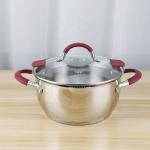 5pcs Non Stick Cookware Set Kitchenware Stainless Steel Cooking Pot OEM