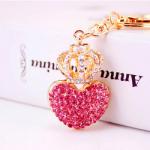 Silkscreen Key Chain Ornaments , OEM 5cm Perfume Bottle Keyring