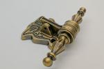 Brass Plating Metal Coffin Handles Zinc Alloy Material High Durability ZH005T