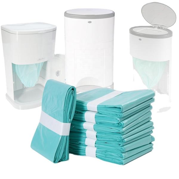 HDPE Adult Diaper Liner Refills Bag 11M/12M Long Dekor Classic Diaper Pail