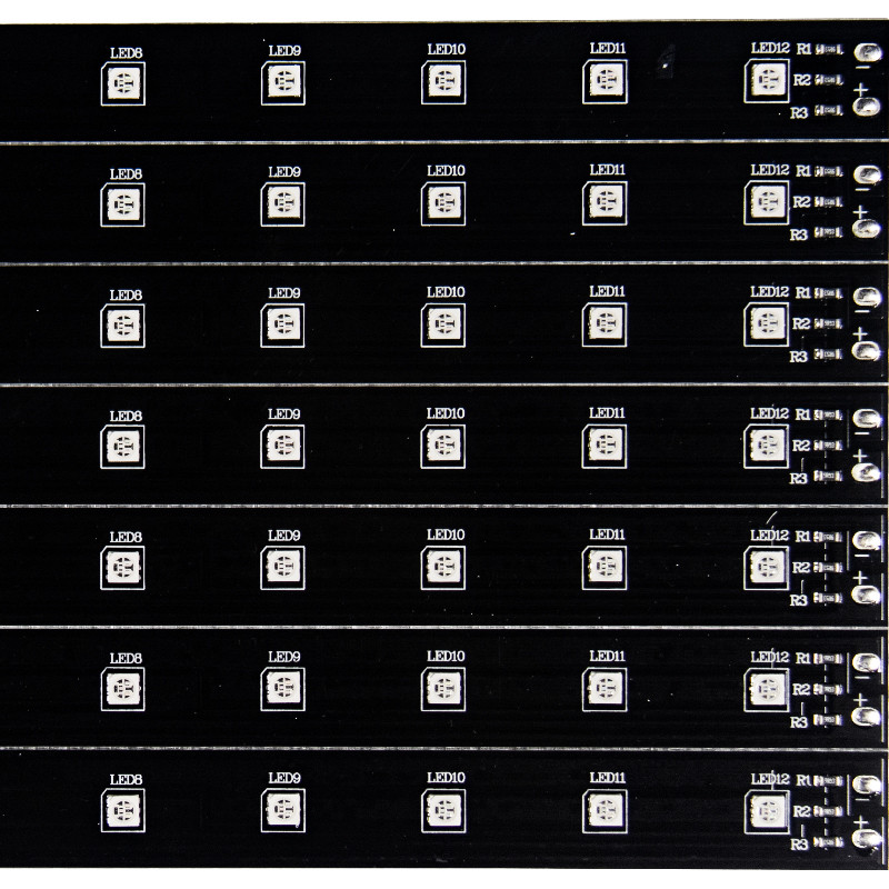 Routing V CUT Beveling LED Printed Circuit Board Custom OSP Surface