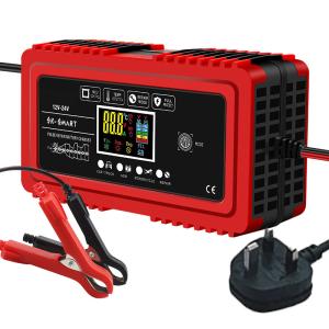 Wholesale 12V 12A/24V 6A Universal Lead Acid Battery Charger for Car AGM Battery Private Mold Automatic Identification Universal from china suppliers
