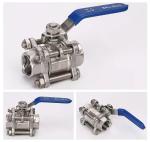 1/2 To 4 Inch 3 Piece Butt Welded Stainless Steel Ball Valve 1000WOG