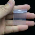 Herb Packaging Mini Plastic Zipper Bags / Clear Poly Bags 3*4cm Size