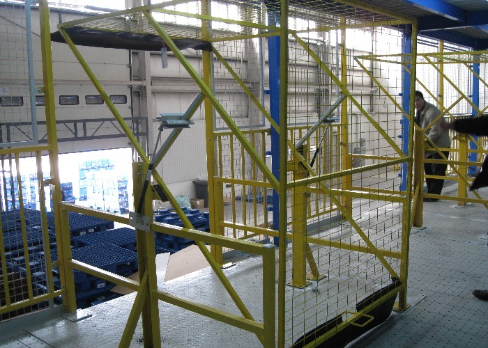 NOVA Logistics Powder Coating Multi Tier Mezzanine Rack ., Wire Storage Racks