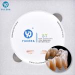 CAD CAM System 1530℃ 1200HV 1200MPA Dental Zirconia Blocks