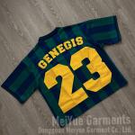 Custom Jersey Embroidered Logo Graphics Boxy Tees Drop Shoulder Heavyweight