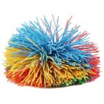 Colorful Monkey Stress Ball Silicone Fluffy Ball Stringy Silicone Koosh Ball