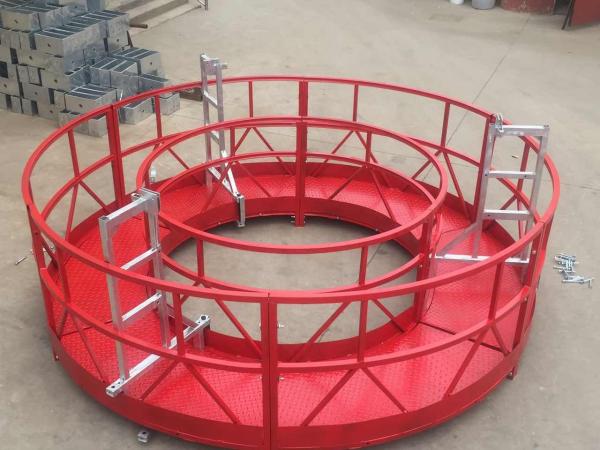 ZLP series hoist suspended platform , Roof lift cradle , chimney suspended