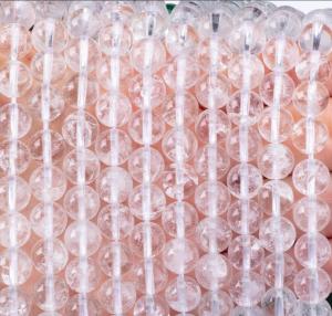 Wholesale Round Clear Quartz Bead Healing Crystal Beads For Jewelry Making from china suppliers