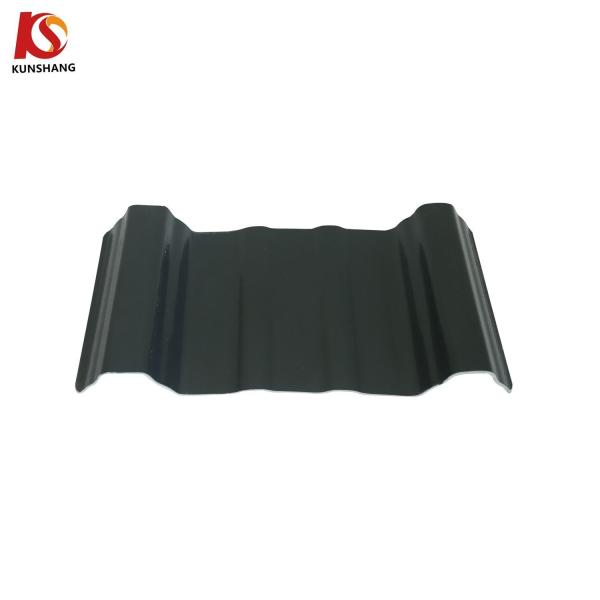 Grey ASA Coating PVC Trapezoidal Plain Roof Tiles Building Material for