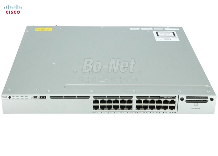 LAN Base Used Cisco Switches , 3560X 3750X Ethernet Network Switch WS-C2960X-24TS-L
