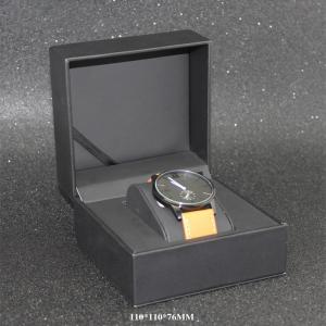 Wholesale Black Classic Watch Storage Box , Personalized Watch Case CE SGS Listed from china suppliers