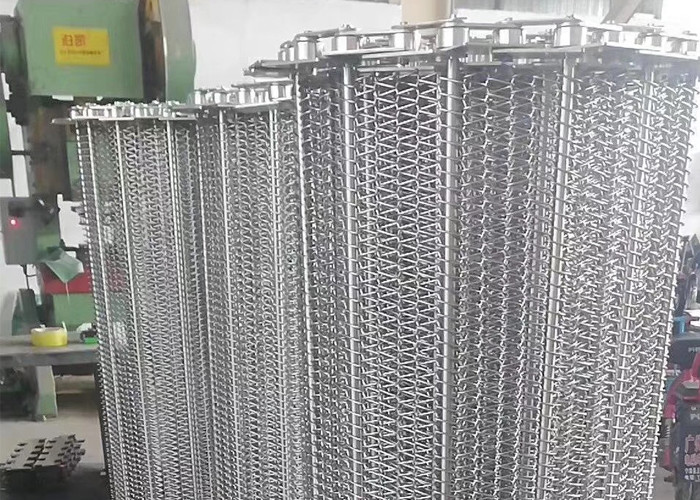 Custom made stainless steel 304 conveyor belt for conveying and drying food