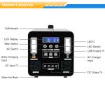 1000W solar energy system power station lifepo4 energy system storage portable