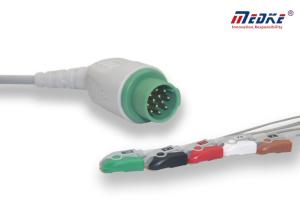 Wholesale Biolight Dia 2.6mm 3.4M IEC Pinch M7000 ECG Patient Cable from china suppliers