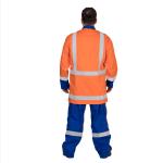 EN11611 Orange Hi Vis Fire Resistant Suits For Safety 9.3 CAL
