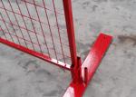 High Strength Low Carbon Steel Temporary Site Fencing Safety Easy Installation