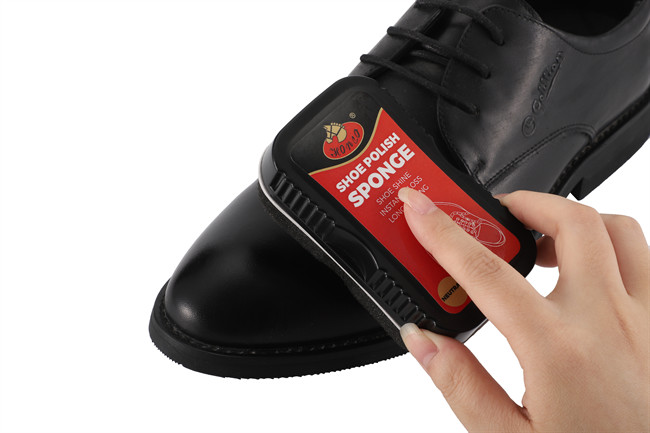 Shoe Shine Sponge Double-Sided Rectangular Two Faces Footwear Shine Polish