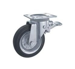 Wholesale Rubber Garbage Container Caster with Brake from china suppliers