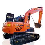 Mini Used Hitachi ZX120 Excavator 12 Ton Original ISUZU Engine 66kw Rated Power