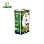 Eco - Friendly Rectangular Tin Containers Olive Oil Packaging 3L-18L