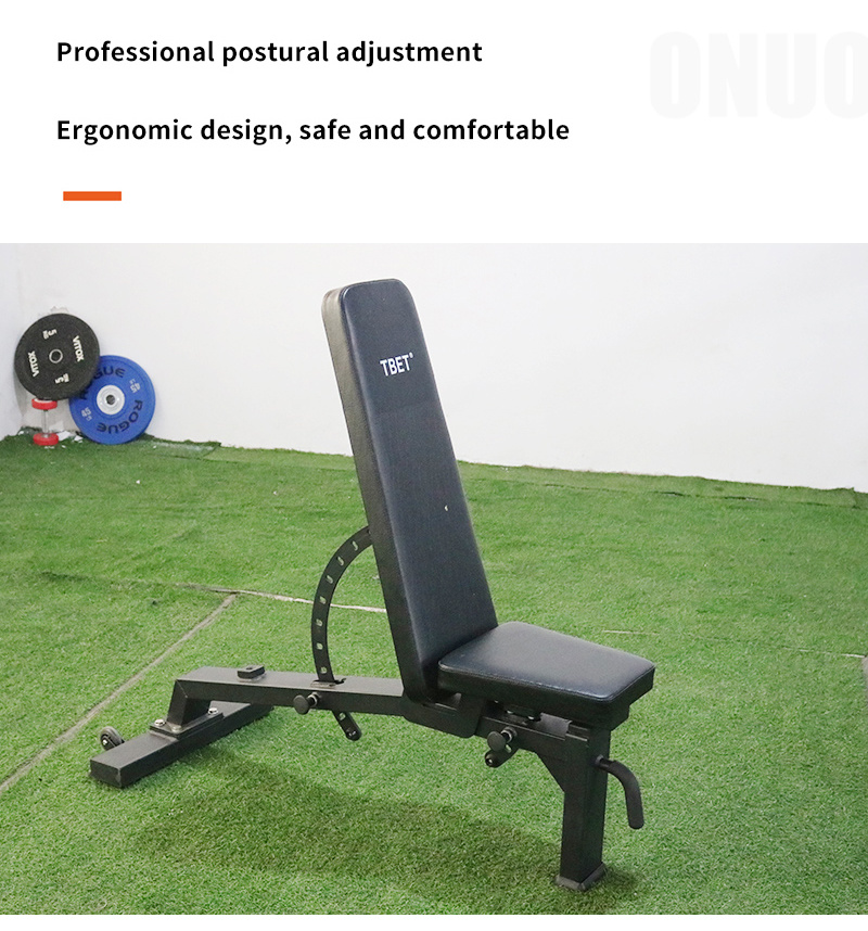 Adjustable Strength Training Folding Exercise Bench Fitness Bench Press Gym Weight Bench