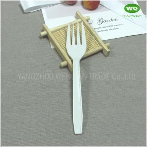 Wholesale Biodegradable Corn Strach PP Fork 5.5Inch,6.3Inch,7inch-Food Grade Ingredients Disposable Fork Compostable Cutlery from china suppliers