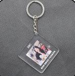 Gift Acrylic Key Chain Custom Lover Couple Family Friend Photo Printed Acrylic