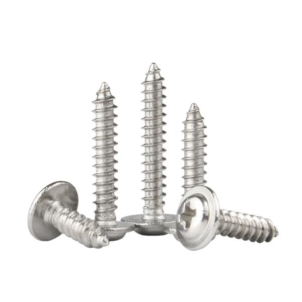Coarse / Fine Thread Self Tapping Screw Customized M4 Screw