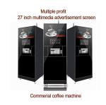 Coin / Currency Operated Brewed Coffee Vending Machine For Small Business