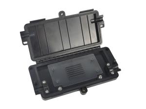 Wholesale FRB-6A Fiber Optic Splicing Box 12 Cores 1in 1out Splice Closure Black IP65 Wall Mounted from china suppliers