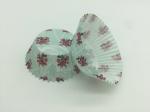 Navy Color Rose Pattern Paper Cupcake Liners Muffin Paper Cups Toppers Wedding