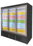Silent Running Multideck Glass Door Fridge Commercial Display Refrigerator For