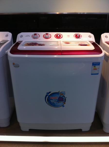 Double Tub Top Load Semi Automatic Washing Machine 12kg Colorful Decoration