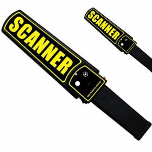 Wholesale 22KHz 415mm Black HandHeld Metal Detector With Vibration Switch from china suppliers