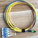 MTP/MPO to LC fiber optic cable 8 core mpo fan-out cable